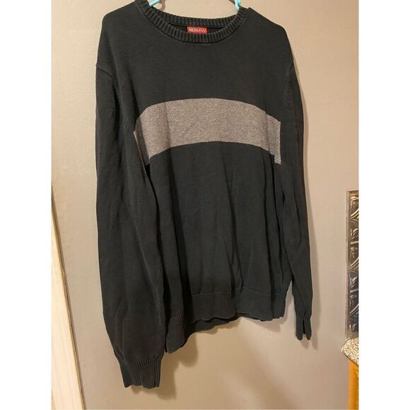 Merona Black And Gray Cowl Neck Sweater Size XL - Picture 2 of 4